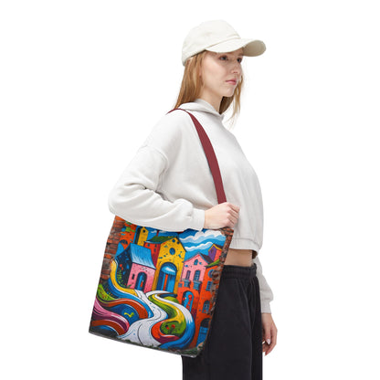 Artistic Surge - Eco-Friendly Canvas Tote Bag - HOUSES