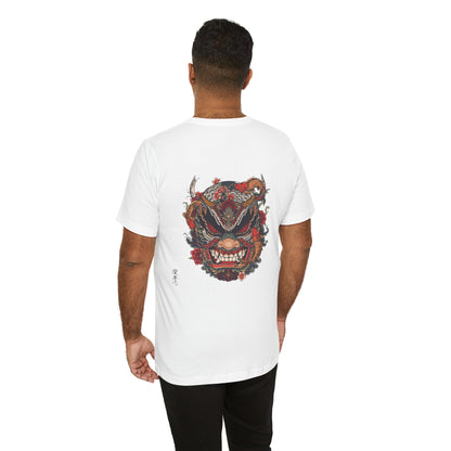 The Bold Oni Mask Streetwear T-Shirt