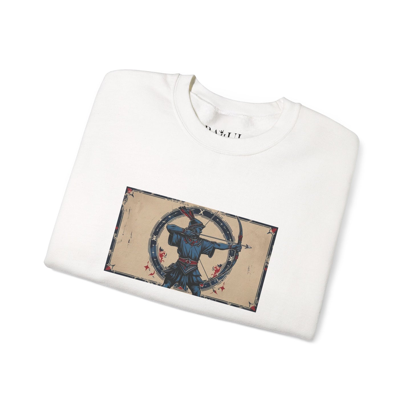 Sagittario - Felpa Zodiaco Gotico , grafica in Blu