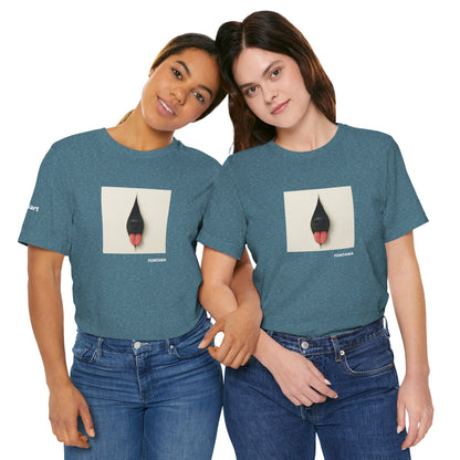 T-Shirt unisex  DOGART - FONTANA - Un dipinto iconico rivisitato con i cani