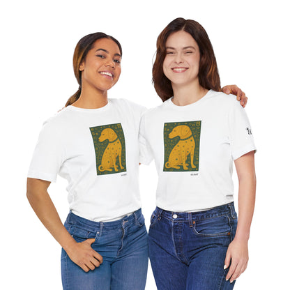 Unisex T-Shirt con cane DOGART  - KLIMT - Dipinto iconico rivisitato con i cani
