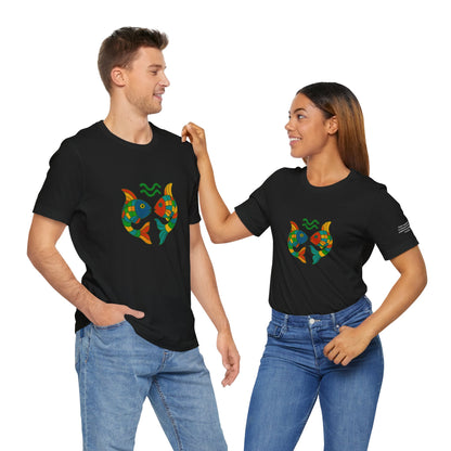 PISCES - T-shirt, The Zodiac in Colors