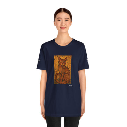 T-shirt unisex CATART - KLIMT - Arte classica, reinterpretata dai gatti.