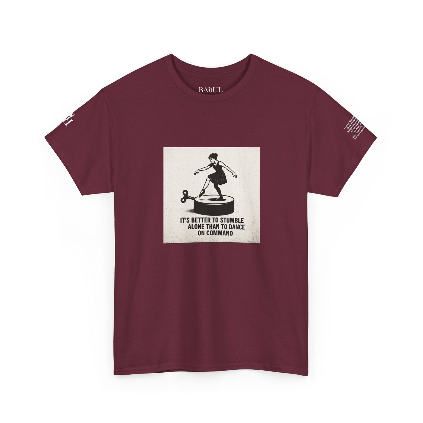 T-shirt Ribelle – Maglietta Unisex in Cotone Pesante per Spiriti Liberi.