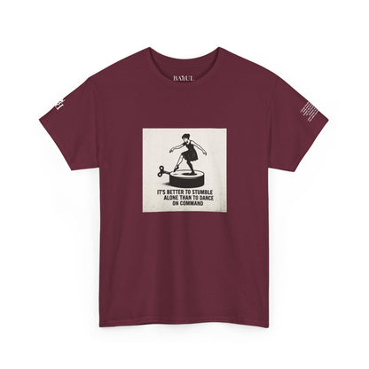 T-shirt Ribelle – Maglietta Unisex in Cotone Pesante per Spiriti Liberi.